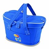 NCAA Kansas Jayhawks Mercado Insulated Cooler Basket, Blue