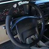 Miami Dolphins Black Steering Wheel Cover
