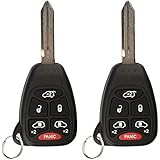 KeylessOption Keyless Entry Remote Control Car Key Fob Ignition Key Replacement for M3N5WY72XX (Pack of 2)