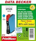 Produkt-Bild: Data Becker 311045 E72 Tintenpatrone f&uuml;r Epson Series cyan