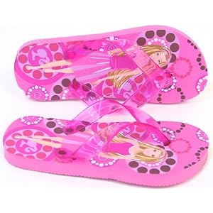 Barbie Retro Style Pink Sz. 2/3 Kids Sandals