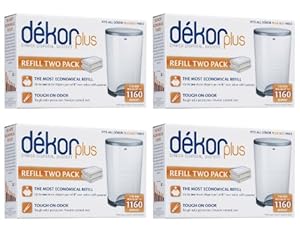 Diaper Dekor Plus Refills, 8 Count