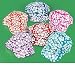 12 HIBISCUS print Baseball caps - LUAU party supplies by wholesale-distributor!