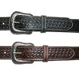Basketweave Embossed Belt by Wrangler 