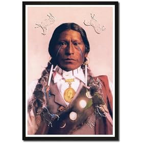 Framed Art Poster 20x30, Chief James Garfield Velarde