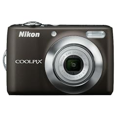 Nikon Coolpix L21 Digitalkamera (8,0 Megapixel, 3,6-fach Weitwinkelzoom, 6,2cm (2,5-Zoll) Display) Kit braun