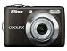 Nikon Coolpix L21 Digitalkamera (8,0 Megapixel, 3,6-fach Weitwinkelzoom, 6,2cm (2,5-Zoll) Display) Kit braun