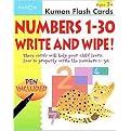 Numbers 1-30 Write & Wipe (Kumon Flash Cards) (Paperback)