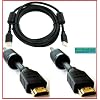 PTC 6 ft High Speed HDMI 1.3 Category 2 Certified Cable w/Ferrite Cores (Gold Plated Connectors) - Supports PS3, Xbox, Blu-Ray, HD-DVR, HD-DVD, all HDTV resolutions - 1080p and beyond