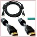 PTC 6 ft High Speed HDMI 1.3 Category 2 Certified Cable w/Ferrite Cores (Gold Plated Connectors) - Supports PS3, Xbox, Blu-Ray, HD-DVR, HD-DVD, all HDTV resolutions - 1080p and beyond