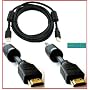 PTC 6 ft High Speed HDMI 1.3 Category 2 Certified Cable w/Ferrite Cores (Gold Plated Connectors) - Supports PS3, Xbox, Blu-Ray, HD-DVR, HD-DVD, all HDTV resolutions - 1080p and beyond