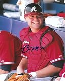 Brian McCann Autographed/Hand Signed Atlanta Braves 8x10 Photo (Smiling)