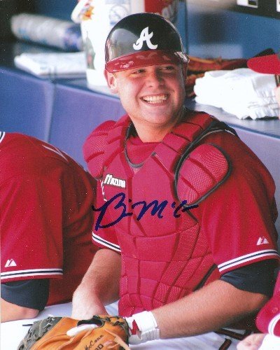 Brian McCann Autographed/Hand Signed Atlanta Braves 8x10 Photo (Smiling)