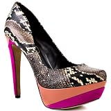 JESSICA SIMPSON Women’s Beijo (Dark Neutral Snake 9.0 M)