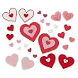 Martha Stewart Crafts Felt Button and Heart Die-Cuts