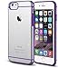 INVELLOP iPhone 6S case, Purple/Clear iPhone 6 / 6S Case [Prime Series] Scratch-Resistant Clear Slim Fit Cover with Shock Absorbent TPU Hybrid Bumper Protection iPhone 6 / 6S 4.7 Case (Purple/Clear)