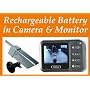 Magnetic Portable Wireless Camera System Rechargeable Battery Built-in Monitor and Wireless Magnetic Camera