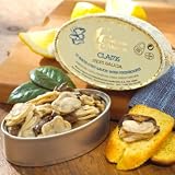 Conservas de Cambados Almejas con Setas - Galician Clams with Mushrooms (4 oz/111 g Tin)