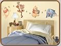 Winnie the Pooh Watercolor Wall Stickers