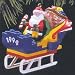 Santa's Lego Sleigh 1994 Hallmark Ornament QX5453