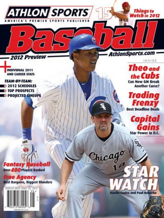 2012 Athlon Sports MLB Baseball Preview Magazine- Chicago White Sox/Chicago Cubs Cover