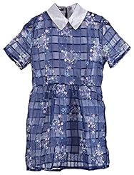 Organza Vintage Floral Print  Dress