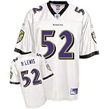 Reebok Baltimore Ravens Ray Lewis Youth Replica White Jersey Small