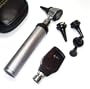 Professional Halogen OPHTHALMOSCOPE / Otoscope Kit with Zippered Leatherette Case