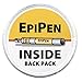 EPIPEN INSIDE Back Pack Medical Alert Symbol 3 inch Sew-on Patch