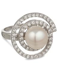 Bella Pearl Endless Cubic Zirconia Ring