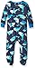 Hatley Baby Boys' Plaid Whales Footed Coverall
