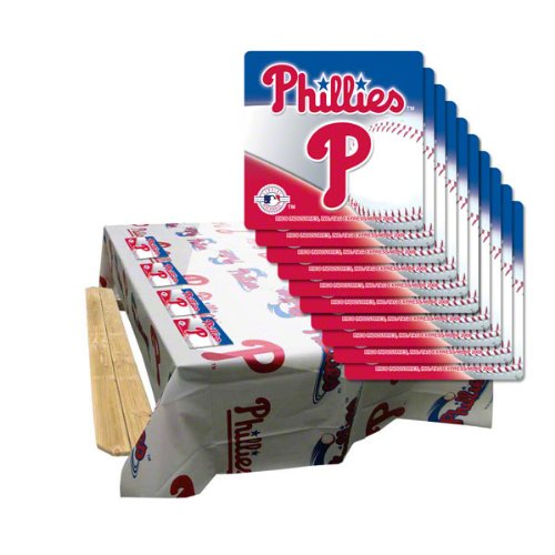 Philadelphia Phillies Tablecloth Coaster Pack