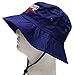 Bd2024 Donald Trump with Flag 2016 Bucket Hat with String Navy