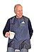 TidyTop Stylish Clothing Protector, BLUES, Adult Bib, 18