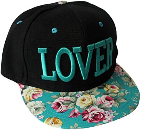 Ziopp Fashion Unisex Snapback Letter LOVER Hats Hip-Hop Adjustable Baseball Cap (Sky blue)