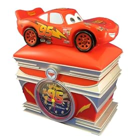 Disney Pixar Cars Lightning Mcqueen Bank Alarm Clock