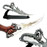 Black Dragon Dagger of Death with stand