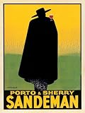 Porto and Sherry Sandeman, 1931 - Artist: Georges Massiot - Art Print Poster Size: 24.00 by 31.50 inches