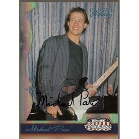 Michael Pare' 2007 Donruss Americana Private Signings Authentic Autograph Card # 48 Serial Numbered # 879/1250