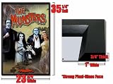 FRAMED THE MUNSTERS TV SHOW MONSTERS POSTER FR 8205