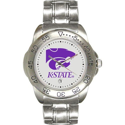Kansas State Wildcats Men’s Gameday Sport Watch w/Stainless Steel Band