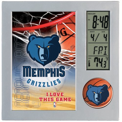 Memphis Grizzlies Digital Desk Clock