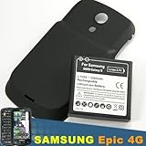 3000mAh Extended Battery with Battery Cover For Samsung Epic 4g