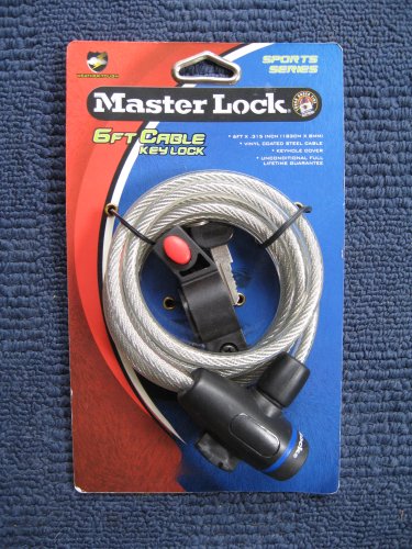 Master Lock 6-Foot Cable Key Lock