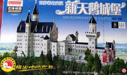 Neuschwanstein Castle 3D Puzzle by Charmland