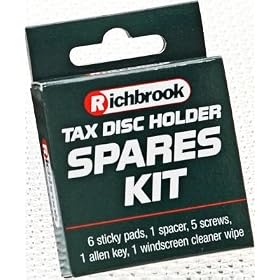 Richbrook Car Tax Disc Holder Spares Kit - 4000.33