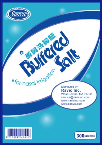 Sanvic Buffered Salt for Nasal Sinus Irrigation(300 Packets)