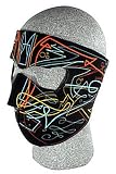  : Neoprene Face Mask, Pinstripe