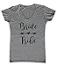 P&B WEDDING BRIDAL PARTY GEAR BRIDE TRIBE Women's V-neck