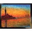 Dusk in Venice by Claude Monet Framed Print - 20x24"